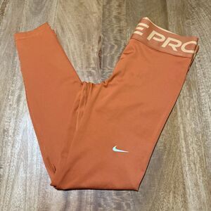 Nike Pro Dri-FIT Women’s Training Leggings Orange Size M